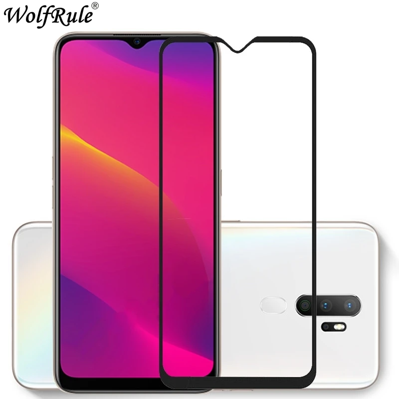 2 шт закаленное стекло для Oppo A5 A9 2020 полное покрытие клей Защита экрана телефона |