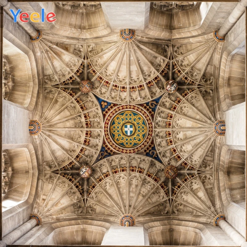 

Фоны для фотографирования Yeele с изображением пейзажа в европейском стиле, интерьера церкви и крыши, персонализированные фоны для фотостуди...