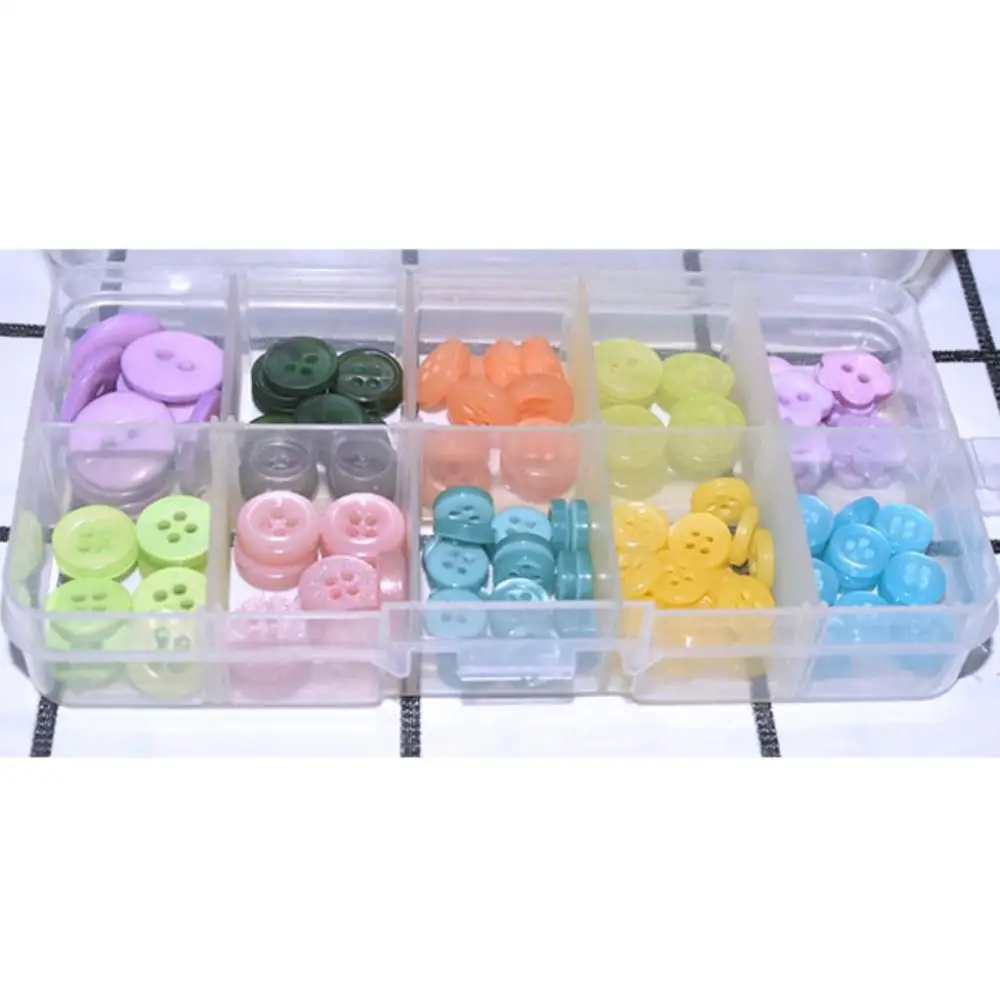 100-180 шт много размеров смолы мини крошечные кнопки с коробкой Швейные