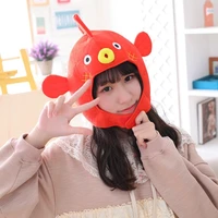 girl cartoon puffer fish cover hat funny sell cute self shooting props shoot head cover photo props beanies for women mens