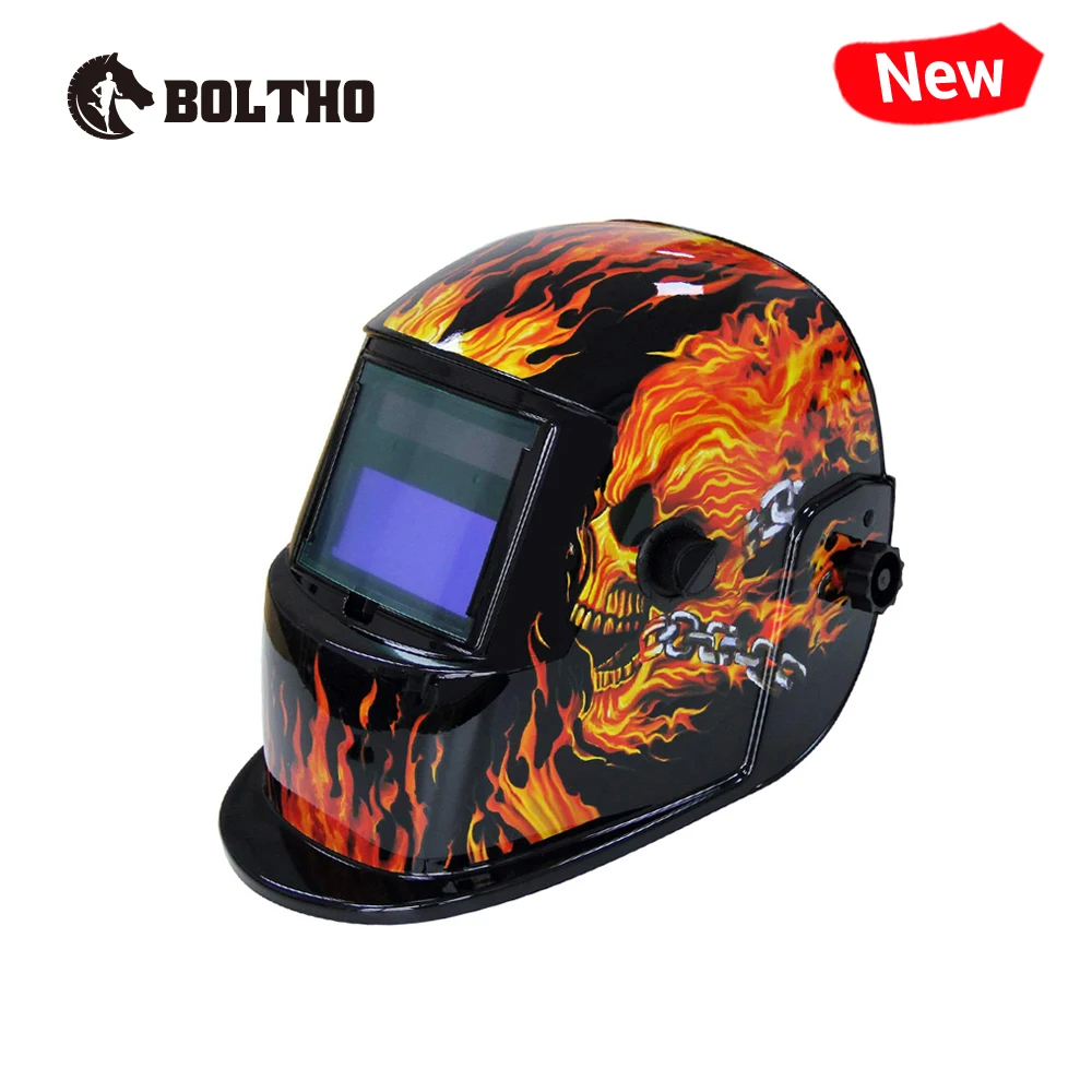 Сварочный шлем BOLTHO на солнечной батарее с автоматическим затемнением