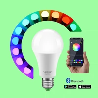 15w wifi smart led light bulb e27 b22 ampoule led intelligent dimmable night lamp apply to alexa google home alice echo for home