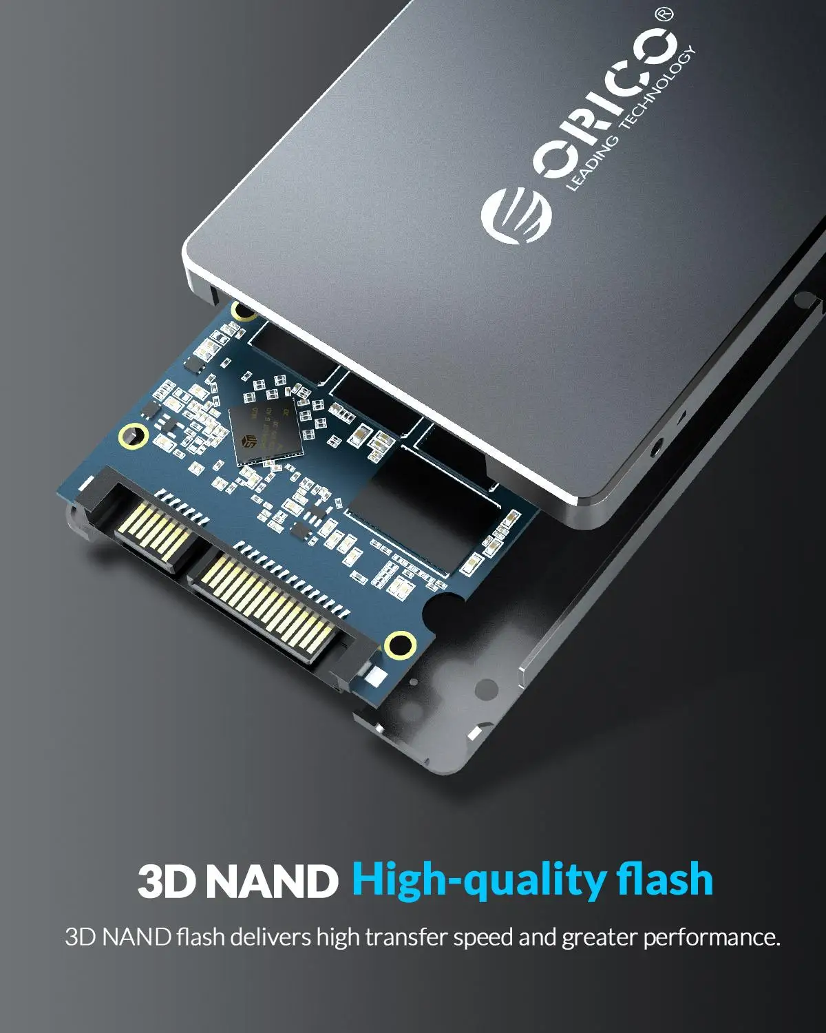 Billig ORICO SSD 128GB 256GB 512GB 1TB SSD 2,5 Zoll SATA SSD Interne Solid State Disk Hinzufügen USB 3,0 Festplatte Fall Für Desktop Laptop