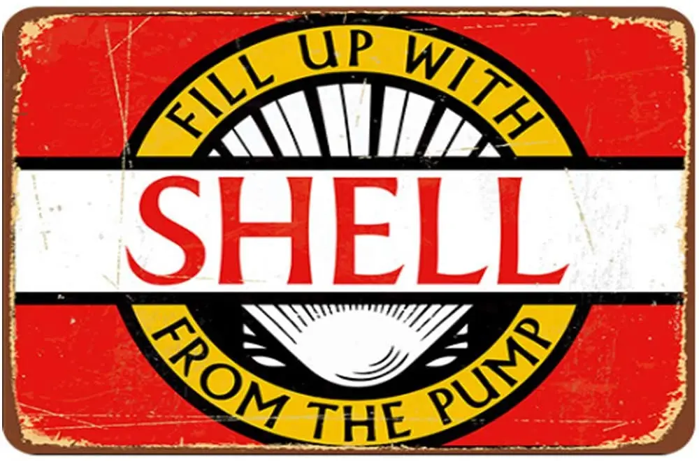 

Оригинальный ретро дизайн моторные масла оловянные металлические знаки настенное искусство | Заполнение от насоса | Толстая жестяная печат...