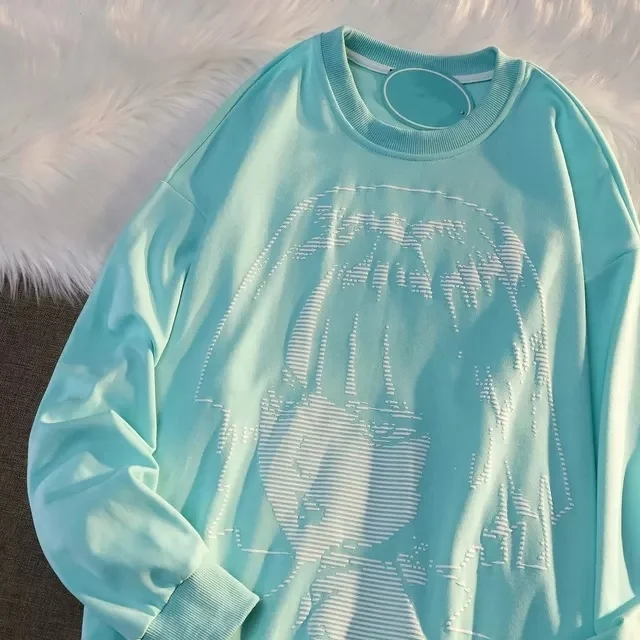 Стильный мягкий двухмерный свитер для девочек с аниме | Женская одежда