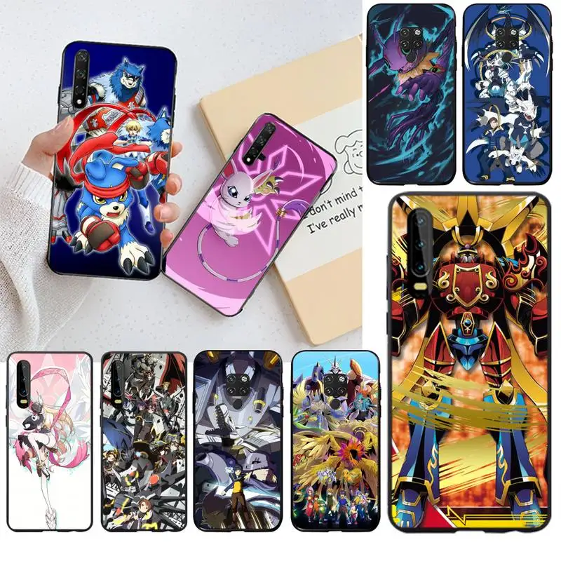 Чехол для телефона Digimon с японским аниме Huawei P40 P30 P20 lite Pro Mate 20 P Smart 2019 prime|Бамперы| |