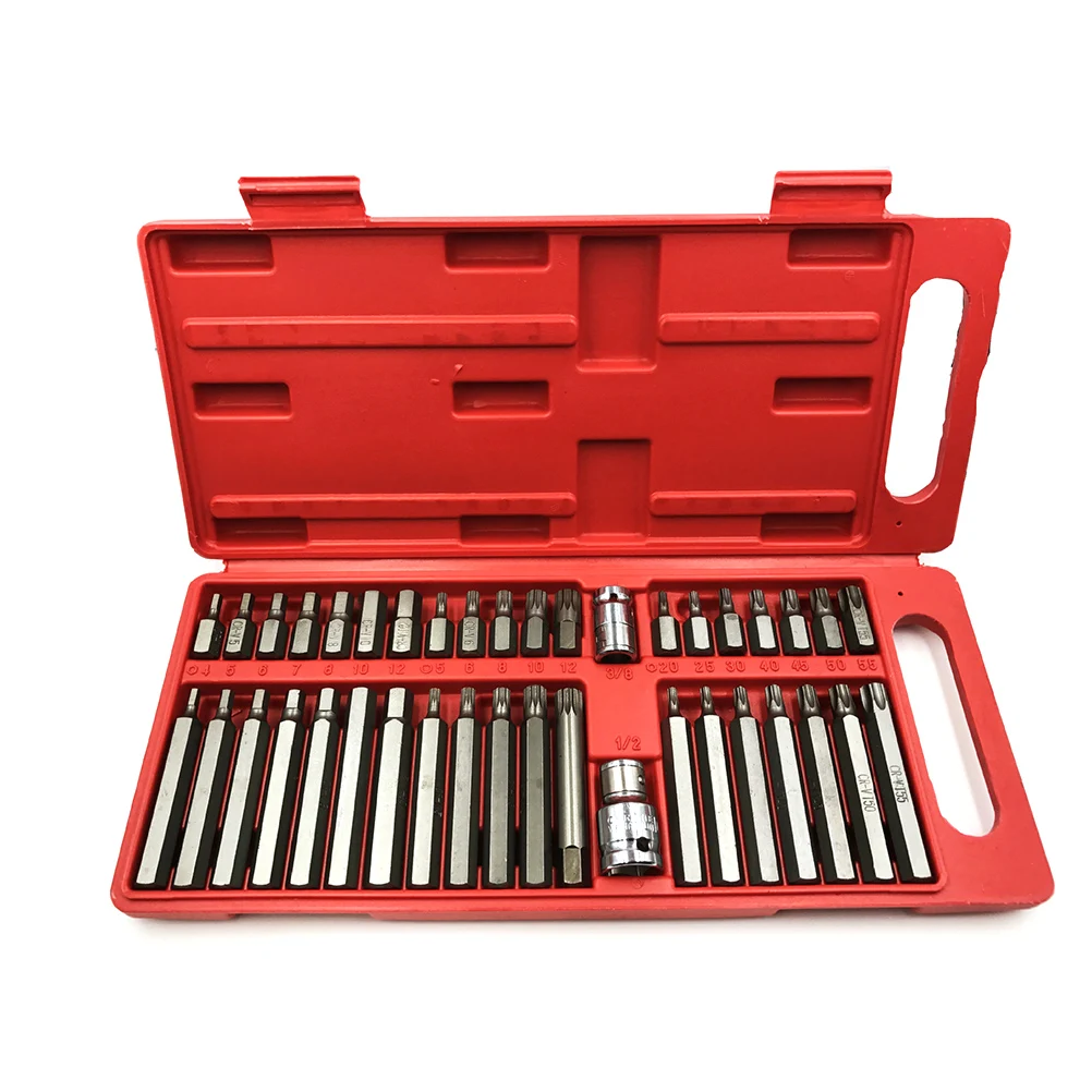 40 шт./компл. набор гнезд Набор инструментов с перчатками специальный дизайн