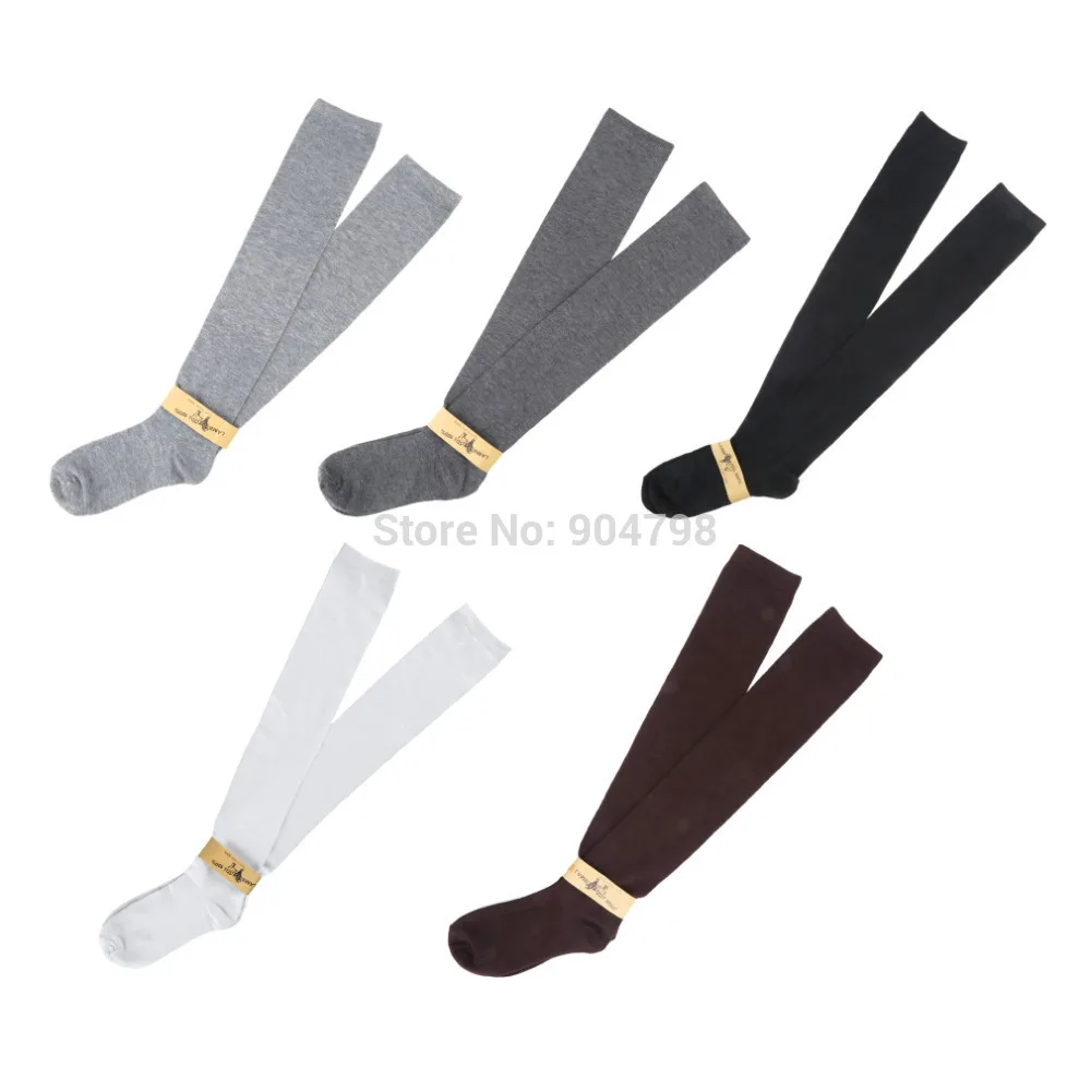 Лидер продаж 1 пара Модные женские длинные хлопковые носки выше колена модные