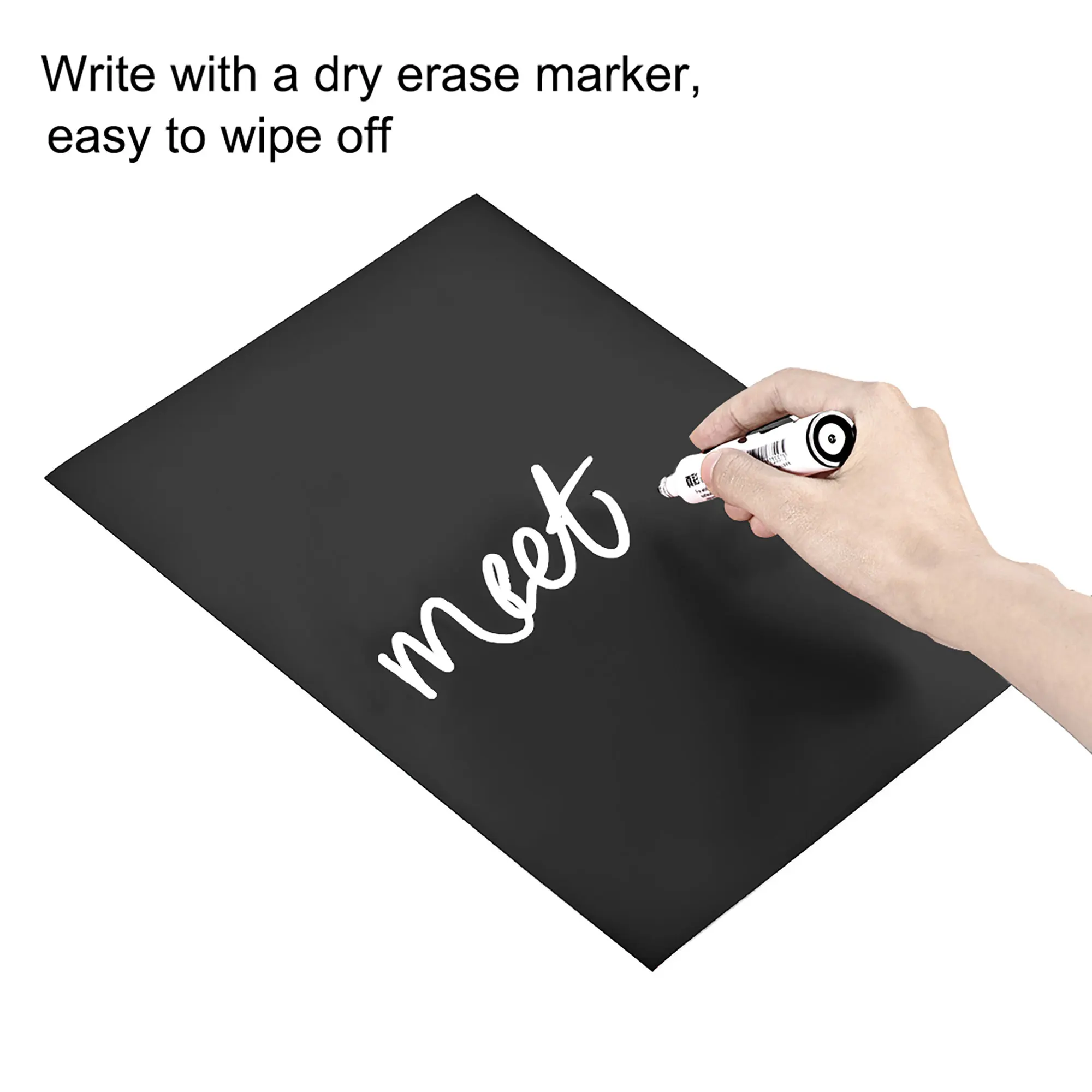 

Uxcell A4 Plain Magnet Sheets with Adhesive for Crafts or Applying Light Weight Items 31 Mil Black 5pcs