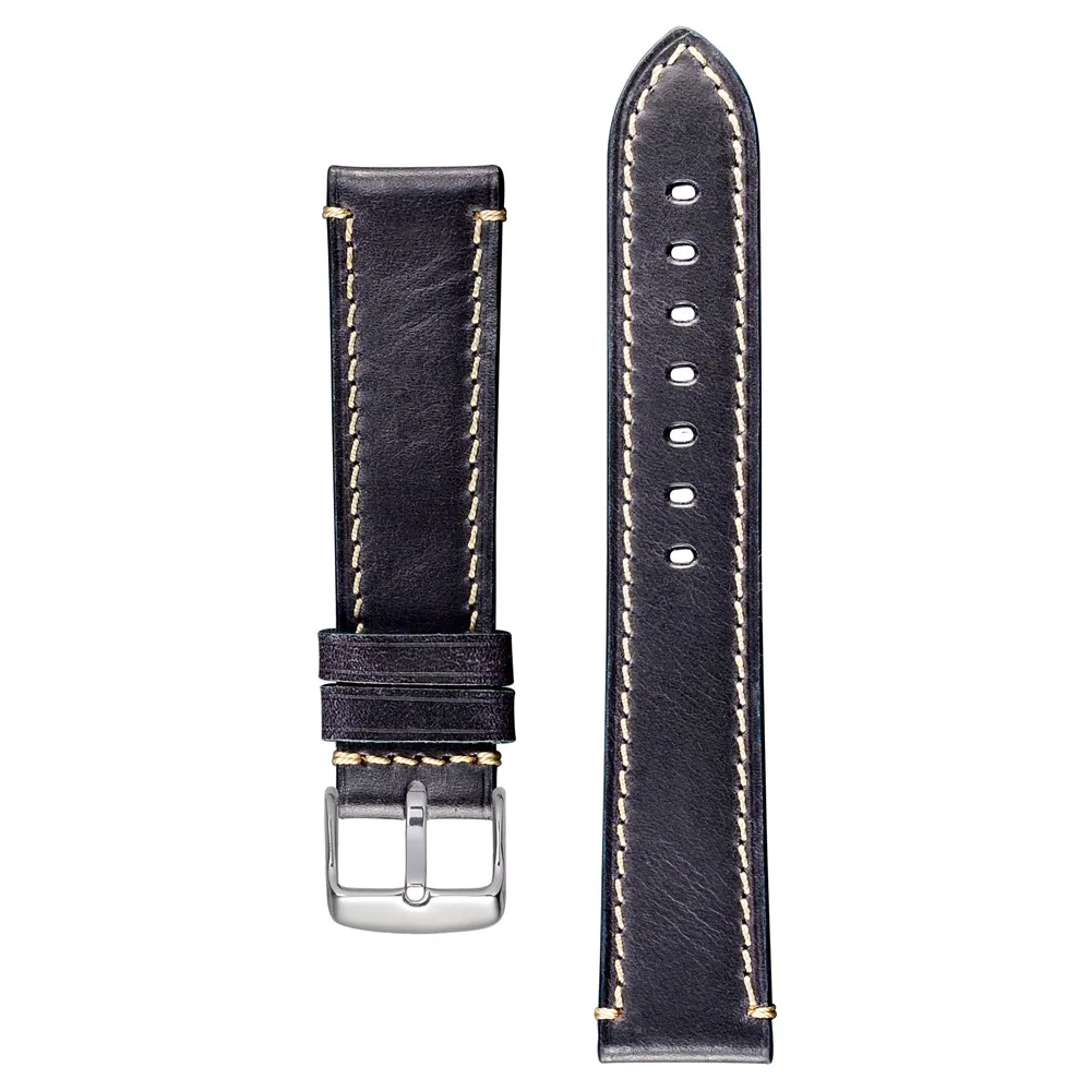 Ремешок для часов Anbeer в винтажном стиле кожаный немецкий браслет Крейзи Хорс