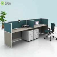 office partition design modular furniture face to face 2 peoson interior office workstation partition