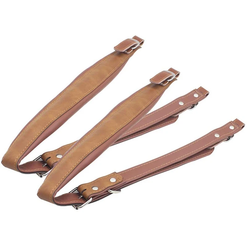 

Accordion Straps,Soft PU Leather Accordion Shoulder Harness Strap with Adjustable Buckles for 60-120 Bass Accordions