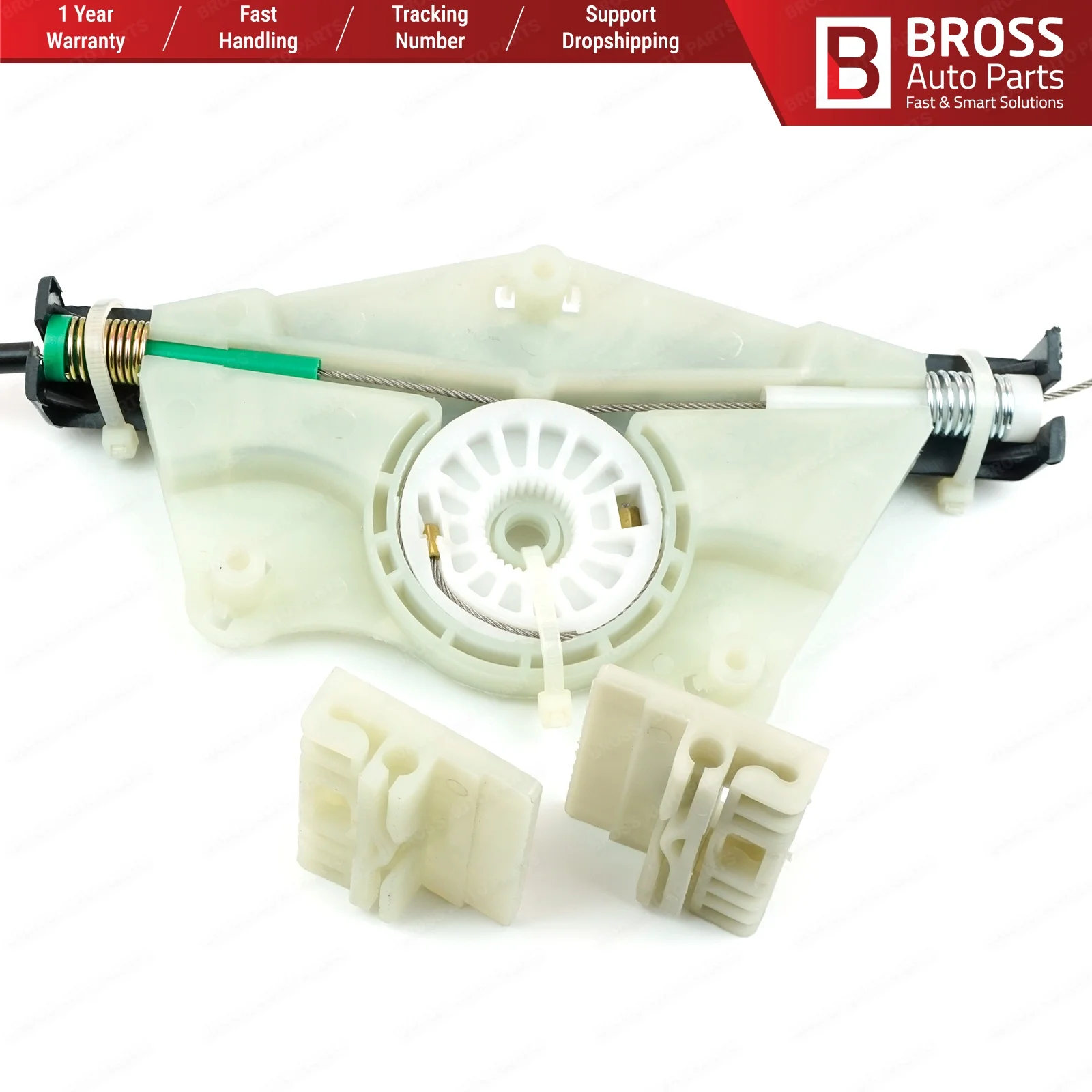 Комплект для ремонта стеклоподъемника BWR848 передняя правая дверь Porsche Cayenne 9PA 2002 2010