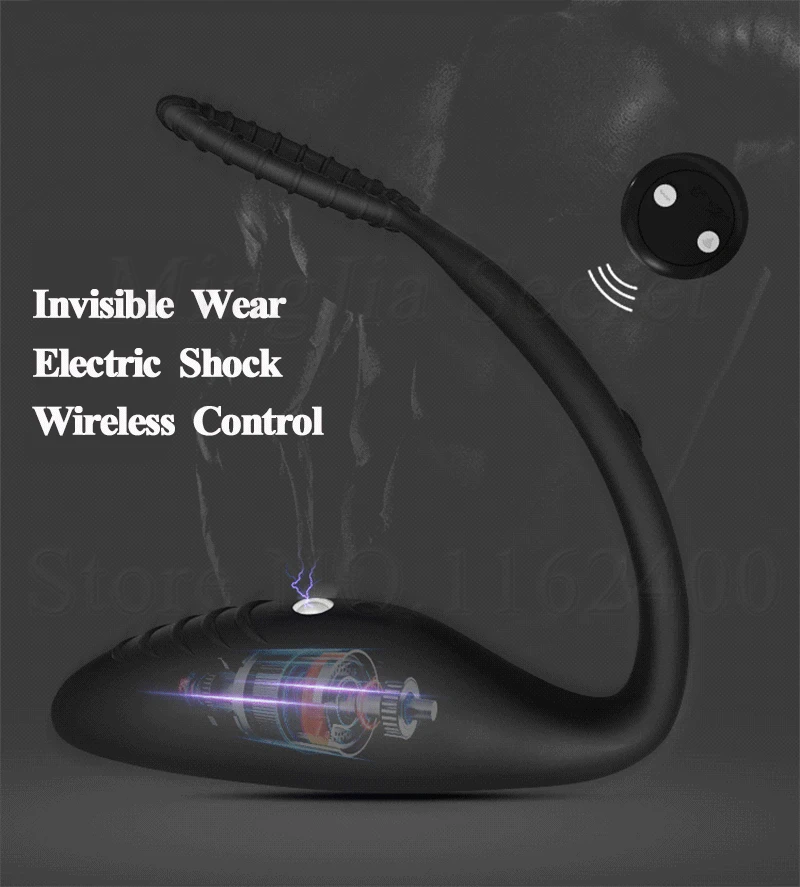Wireless Control Electric Shock Penis Rings Prostate Massag Electro Anal Plug Cock Ring Clitoral Vibrator Sex Toys For Man Gay | Красота и