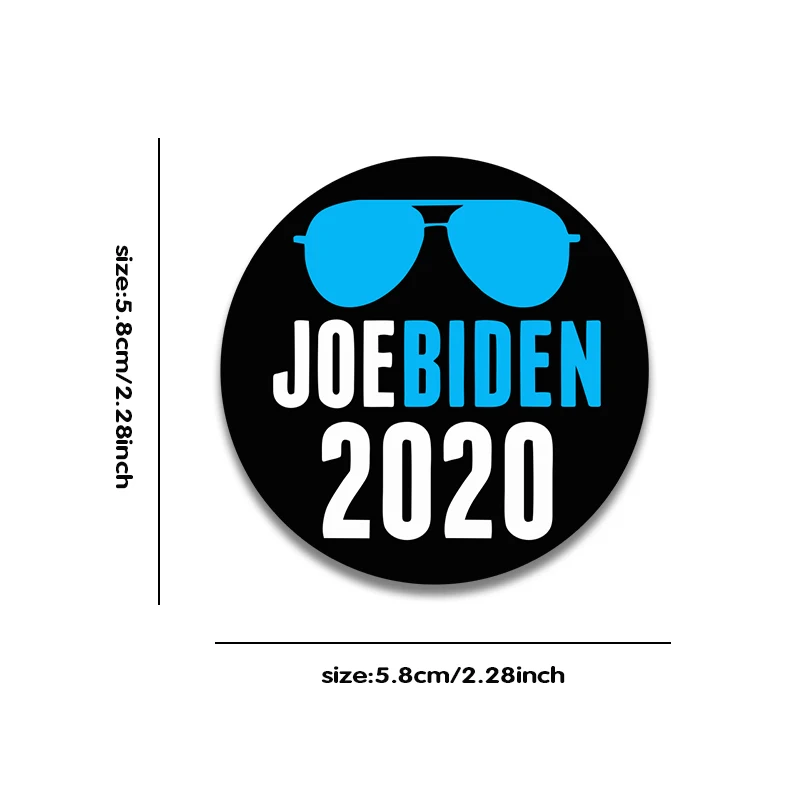

18style Joe Biden For President 2020 Democratic Party Series Badge Accessories Creative Self-made Brooch Pins Gifts Toys