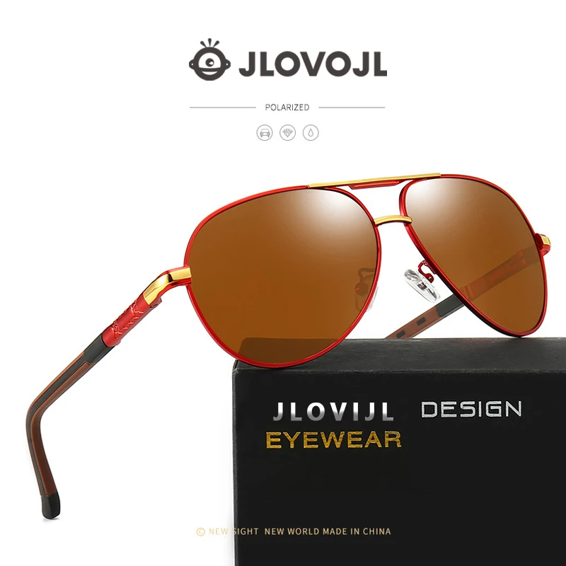 Мужские и женские поляризаторы Модный круглый металлический светоотражающий в