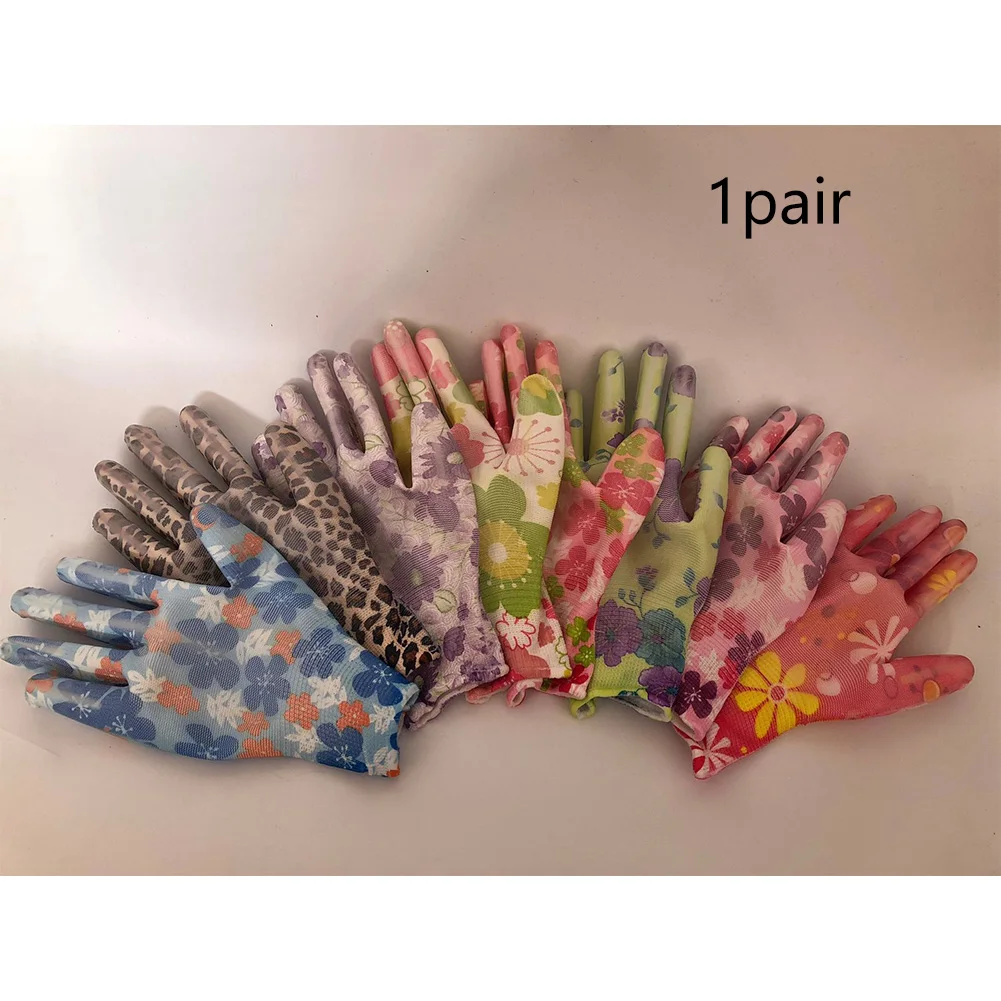 Женские рабочие перчатки для садоводства прочные ПУ Нескользящие