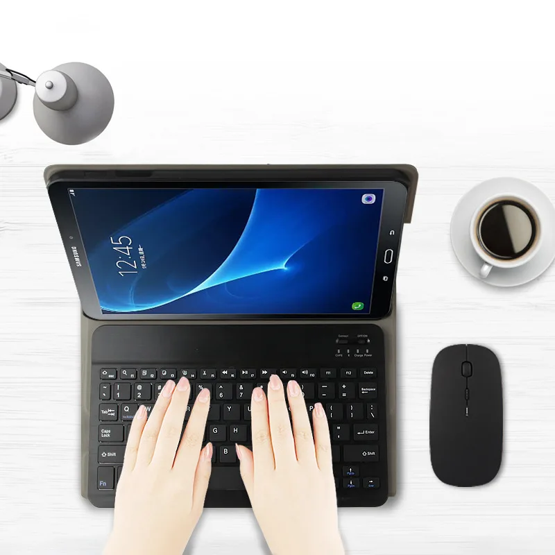 Чехол с клавиатурой Bluetooth для samsung Galaxy Tab A 10,1 SM T585, кожаный чехол для планшета samsung Galaxy Tab A 10,1 T580