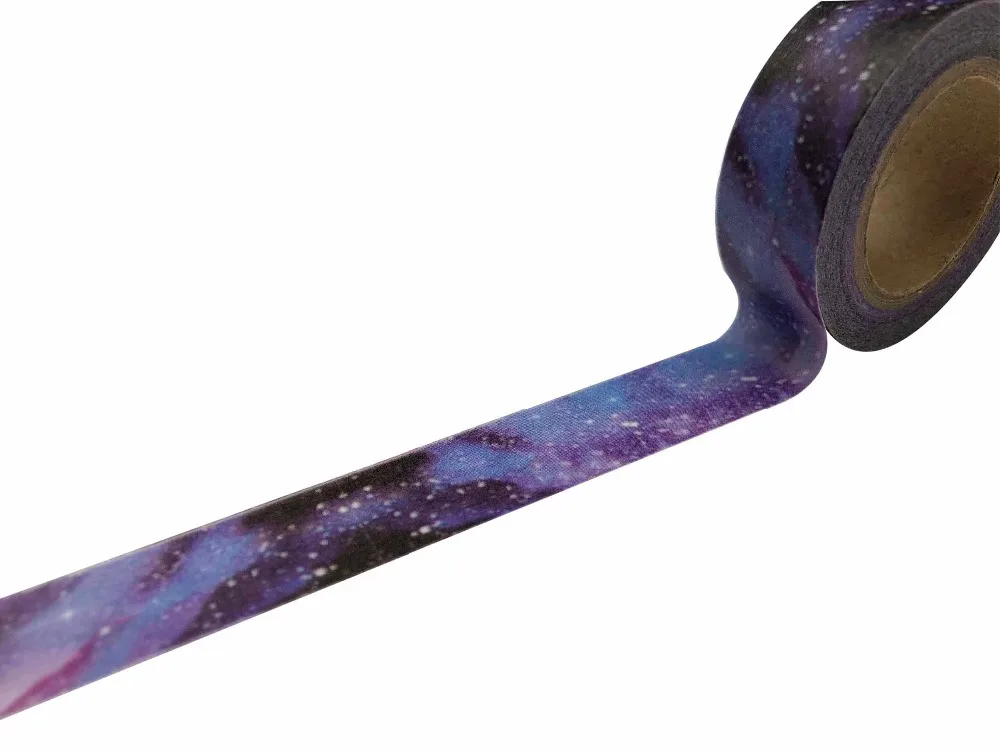 

2020 Jiataihe Starry Night. Universe, Earth, Sky, Space. Washi Tape DIY Scrapbooking Sticker Label Masking Tape Adhesive Tape