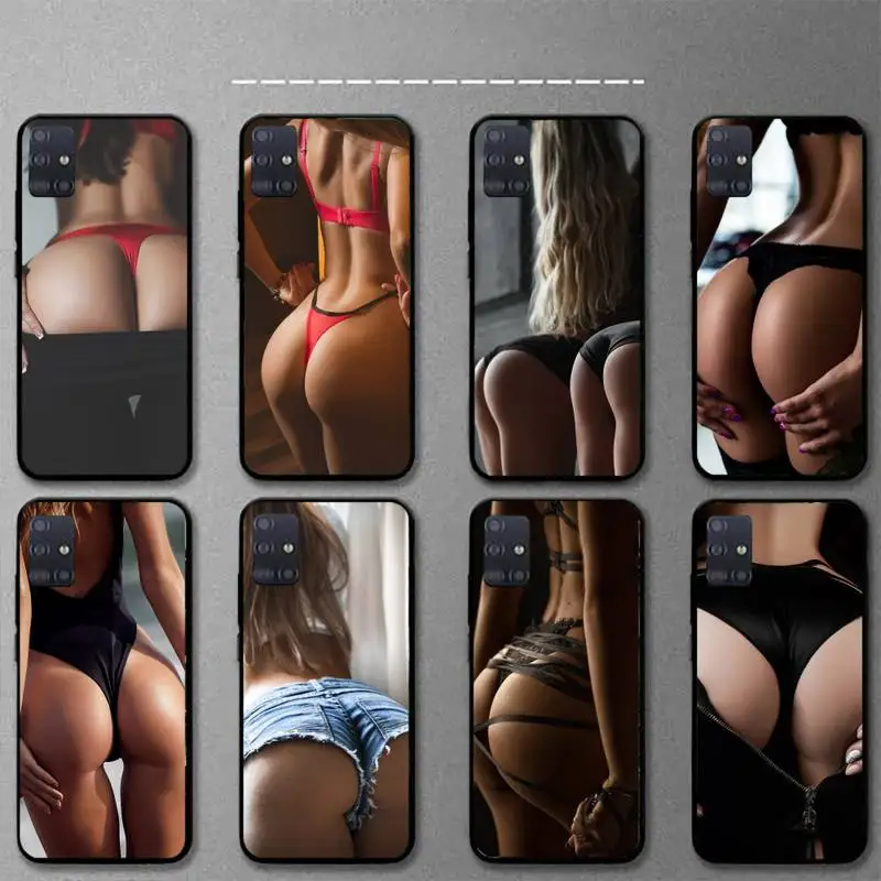 

Sexy bikini ass girl Phone Case For Samsung S21 S30 S10 S9 S8 S7 S6 S5 plus lite ultra edge soft Cover Fundas