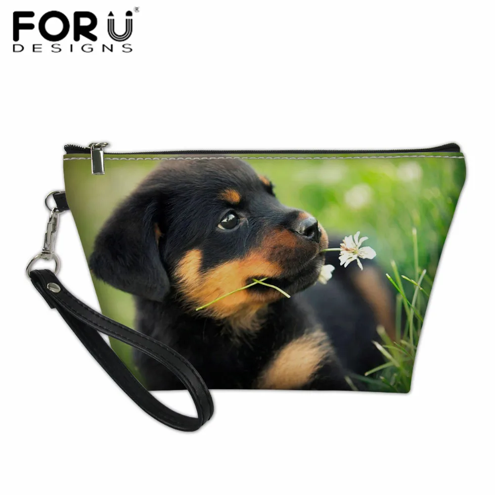 Forures/маленький дорожный набор туалетных принадлежностей с принтом ротвейлера