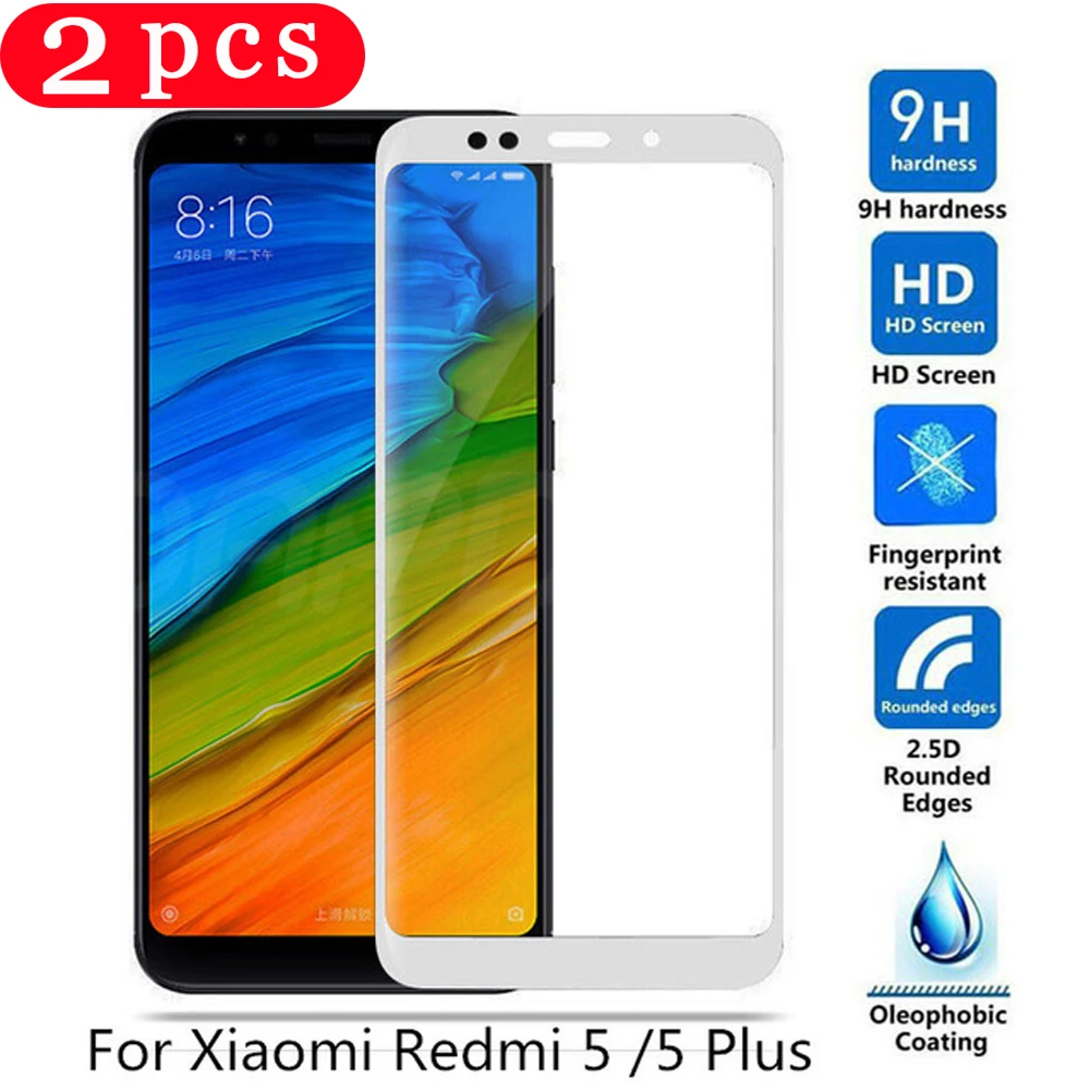 2 шт. Защитная пленка для xiaomi redmi note 6 pro 6A S2 закаленное стекло 4X 4 5 5A plus защита экрана