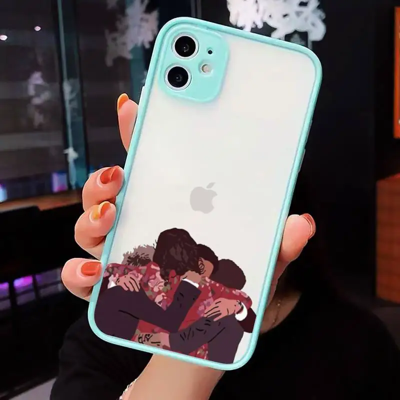 

Louis Tomlinson One Direction fashion band Phone Cases matte transparent For iphone 7 8 11 12 plus mini x xs xr pro max cover