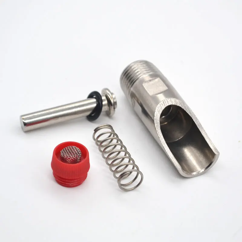 1 шт. 7 5x2 2 см полезный серебристый Соска из нержавеющей стали для свиней