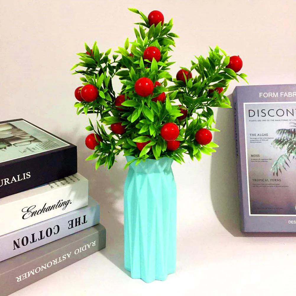 Искусственный цветочный горшок 25 перца граната красные фрукты Горшечное