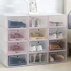 1 шт., прозрачная коробка для хранения обуви
