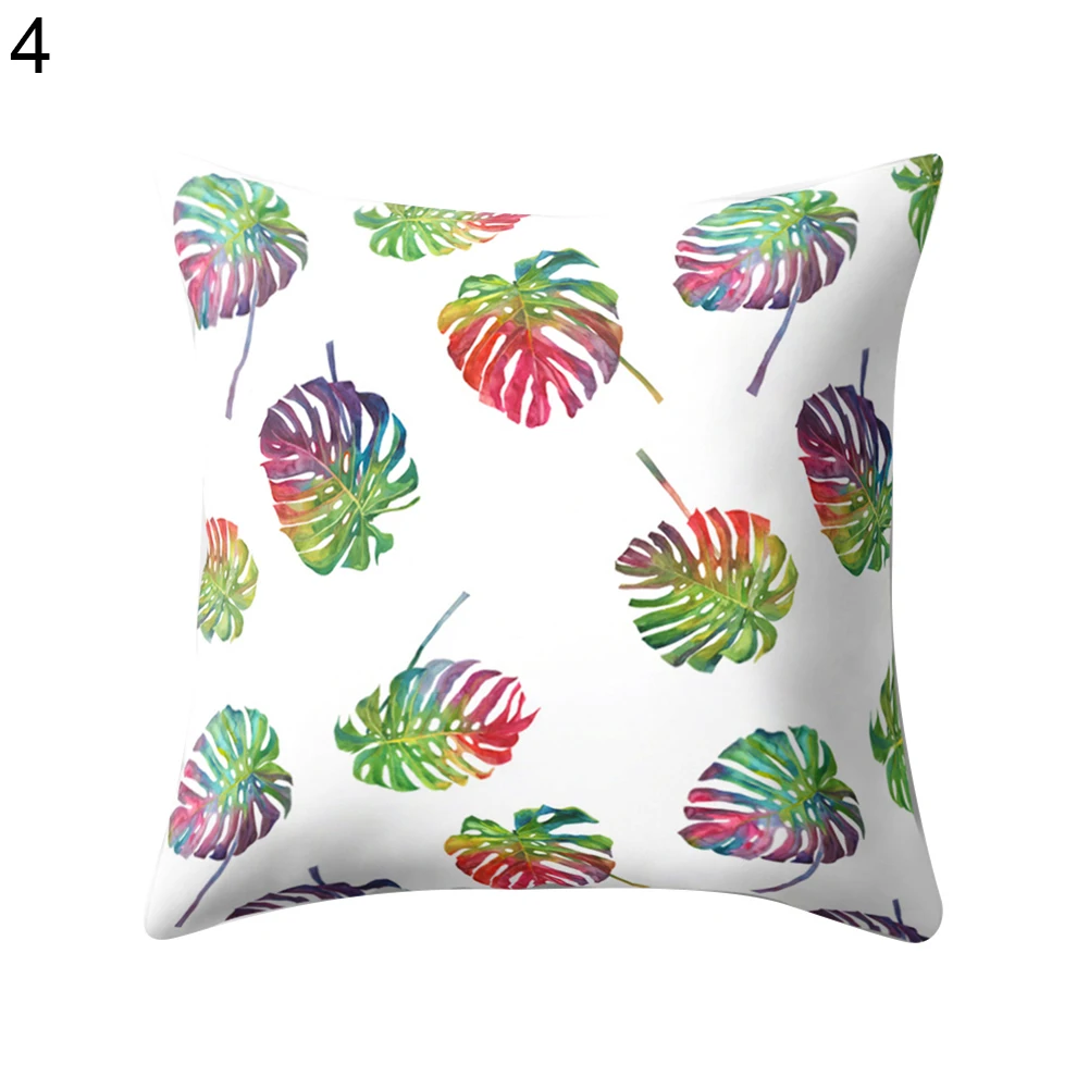 Современная разноцветная искусственная диванная подушка для кровати чехол