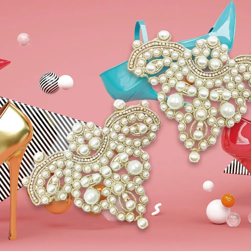 1 пара обуви клип Свадебная обувь Праздничная на высоком каблуке женские