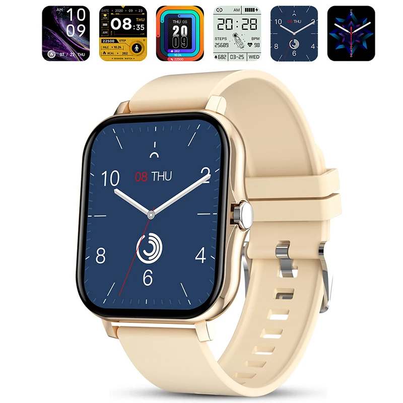 

Full Touch Sport Smart Watch Men Women Heart Rate Fitness Tracker Bluetooth call Smartwatch wristwatch GTS 2 P8 plus watch+Box