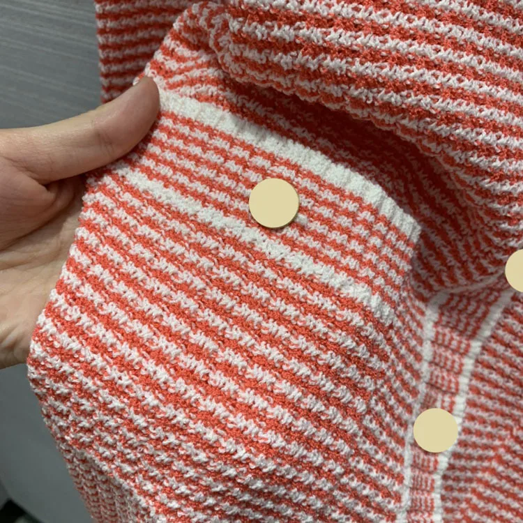 

Luxury Brand Knitted Long Knitted Dress 2021 Early Spring Women New Sweet Casual Single-breasted Thin Straight Cardigans Dresses