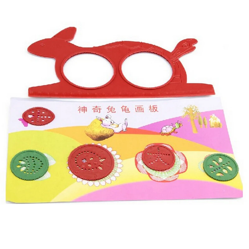 Новейшая Spirograph Волшебная черепаха кролик альбом для рисования детский подарок