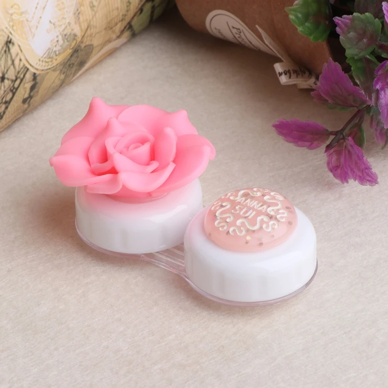 Новый переносной чехол для контактных линз 094B с милыми цветами|Аксессуары очков|