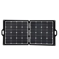 folding solar panel 100w outdoor portable solar panel charger for camping emergency using