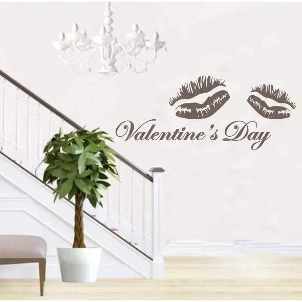 Целлофановые наклейки на окна Kiss Valentine обои с цветами | Дом и сад