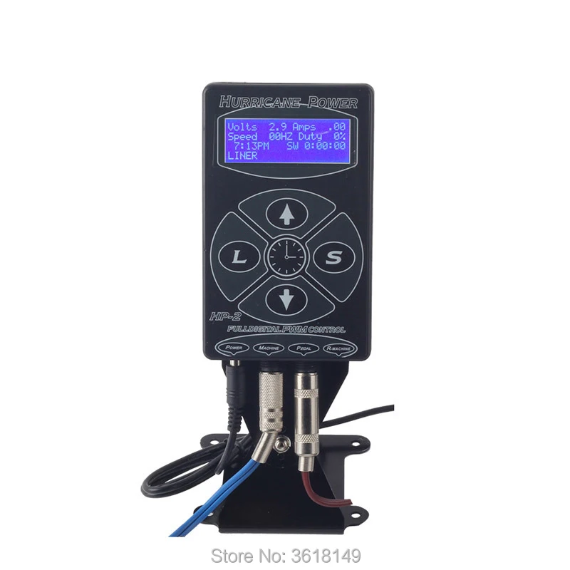 

HP-2 Digital LCD Tattoo Power Supply Hurricane Rotary Tattoo Machine Tattoo Supplies Permarent Makeup Tattoo Power Supply