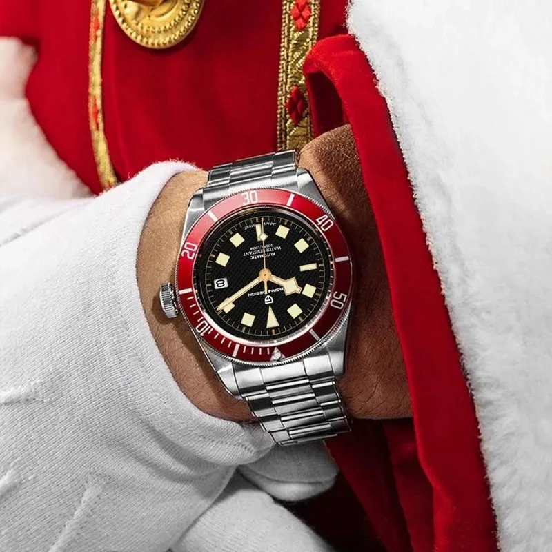 Часы наручные PAGANI Мужские механические дизайнерские водонепроницаемые