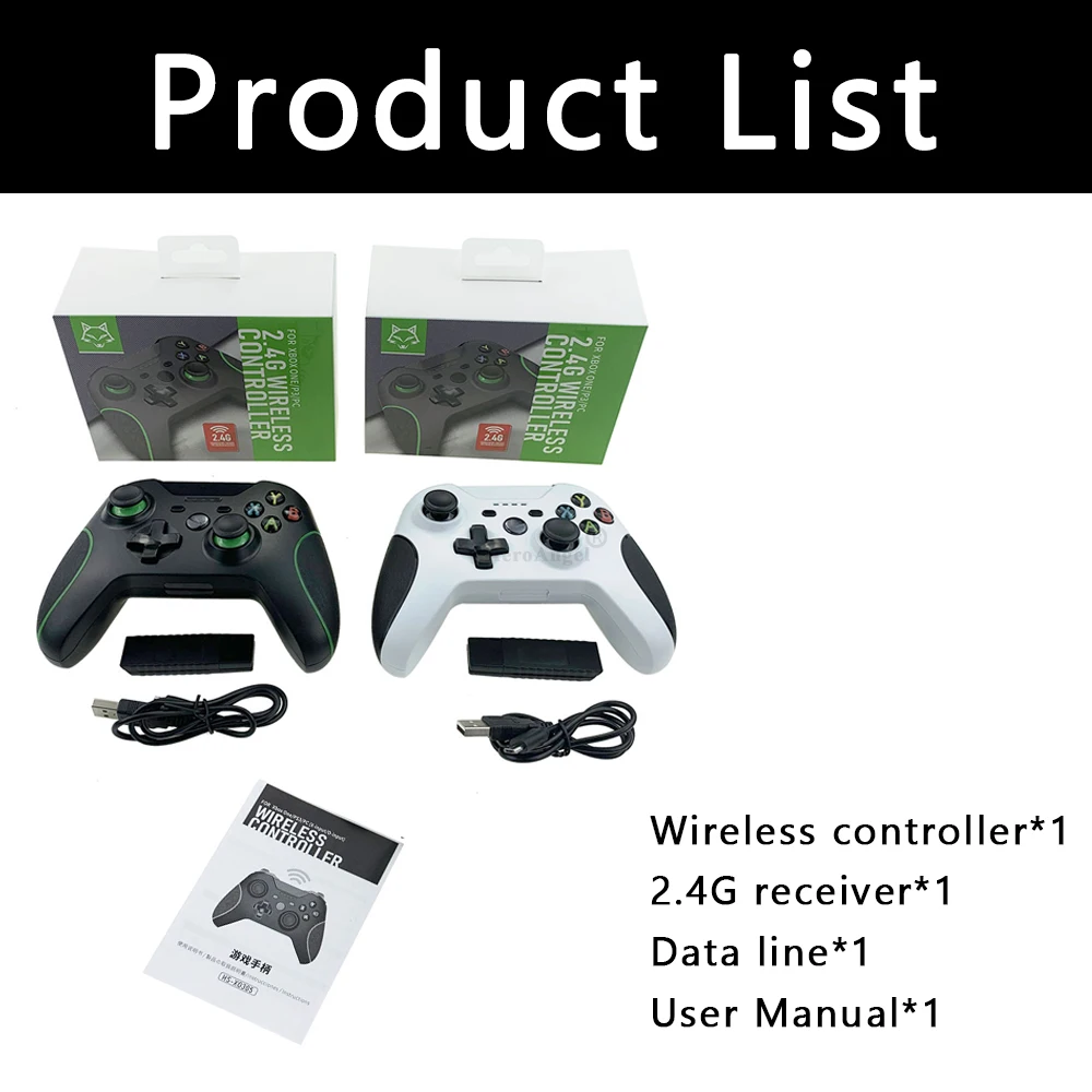 Беспроводной контроллер USB 2 4G для Xbox One игровой джойстик PS3 геймпад компьютера