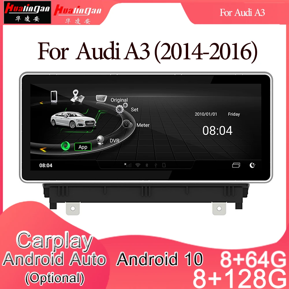 Android 10 Автомобильный мультимедийный DVD стерео радио плеер GPS навигация Carplay авто