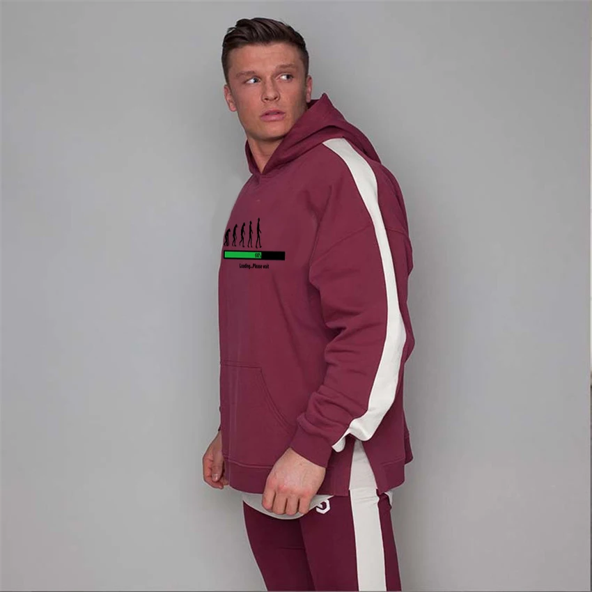 

Men's Hoodies Pullover 2020 Autumn Winter Sweatshirts Hominid Evolution Printed Hoody Streetwear Hip Hop Hoodie Men Clothing