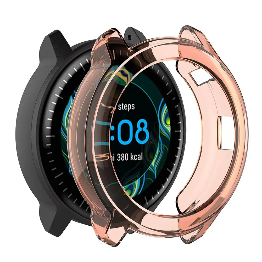 ТПУ силиконовый защитный чехол защитная оболочка для Vivoactive 3 Смарт часы диаметр 46
