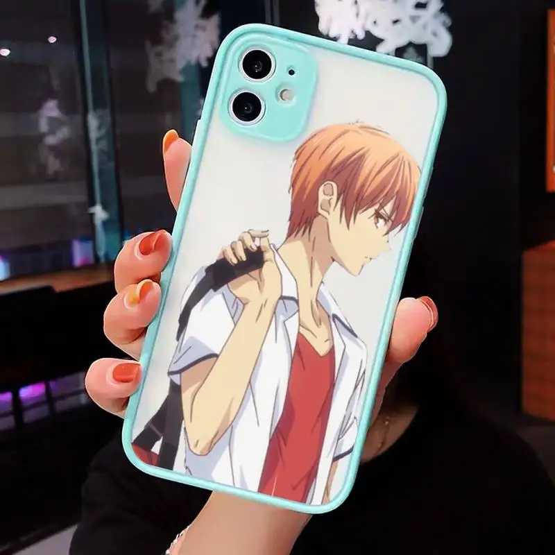 

Fruits Basket Japan anime Phone Cases matte transparent For iphone 7 8 11 12 plus mini x xs xr pro max cover