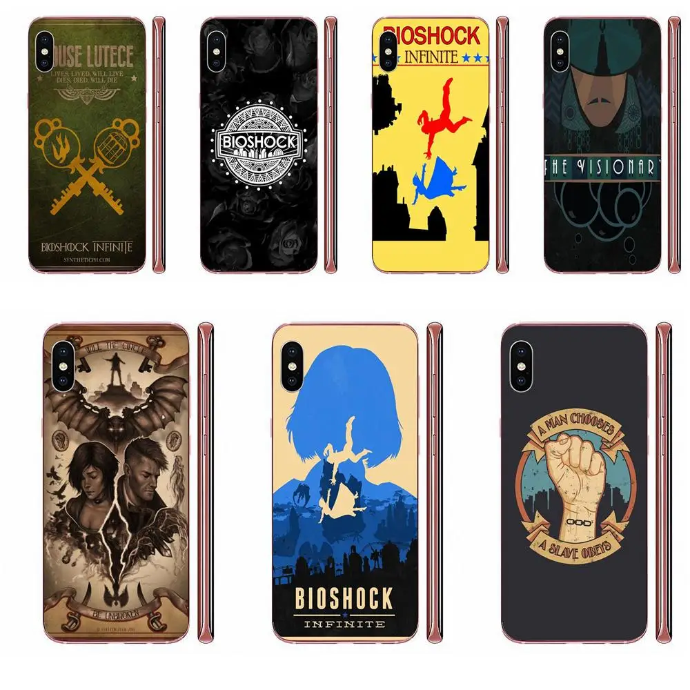 Знаменитые игры Bioshock Infinite для Motorola G G2 G3 G4 G5 G6 G7 Plus Xiaomi Redmi Note 8 8A 8T 10 K30 5G Pro Чехол