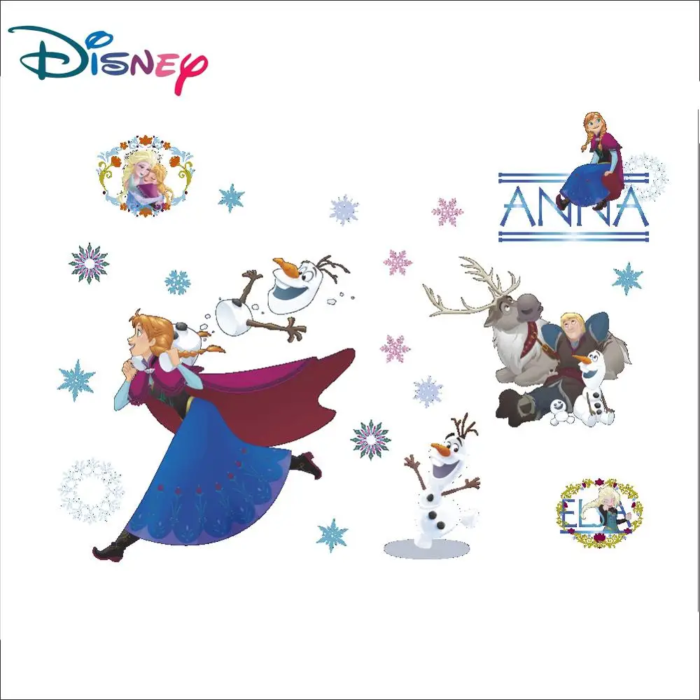 Дисней мультфильм аниме ледяная Романтика принцесса Аиша стикер на стену