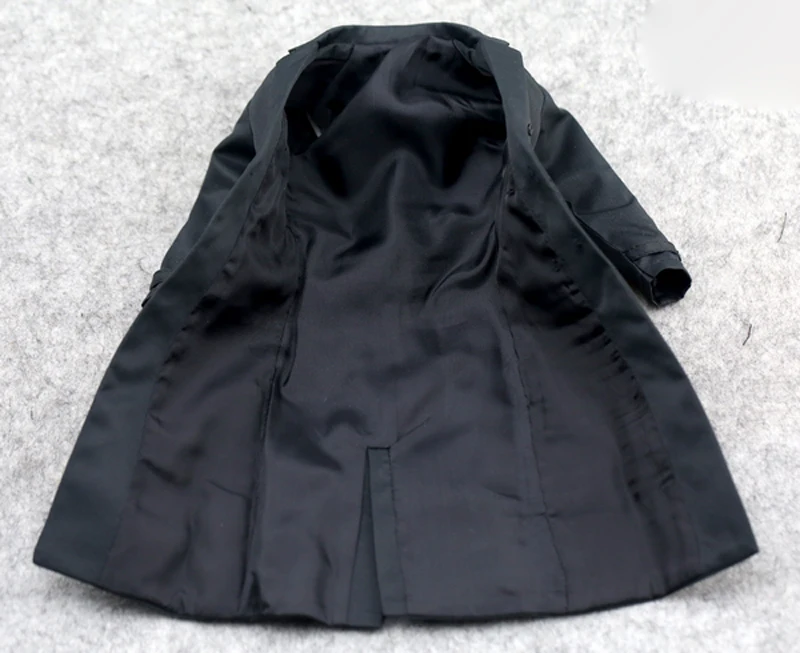 Черная ветровка в масштабе 1/6 мужской солдат Росомаха для 12 дюймовых экшн-фигурок