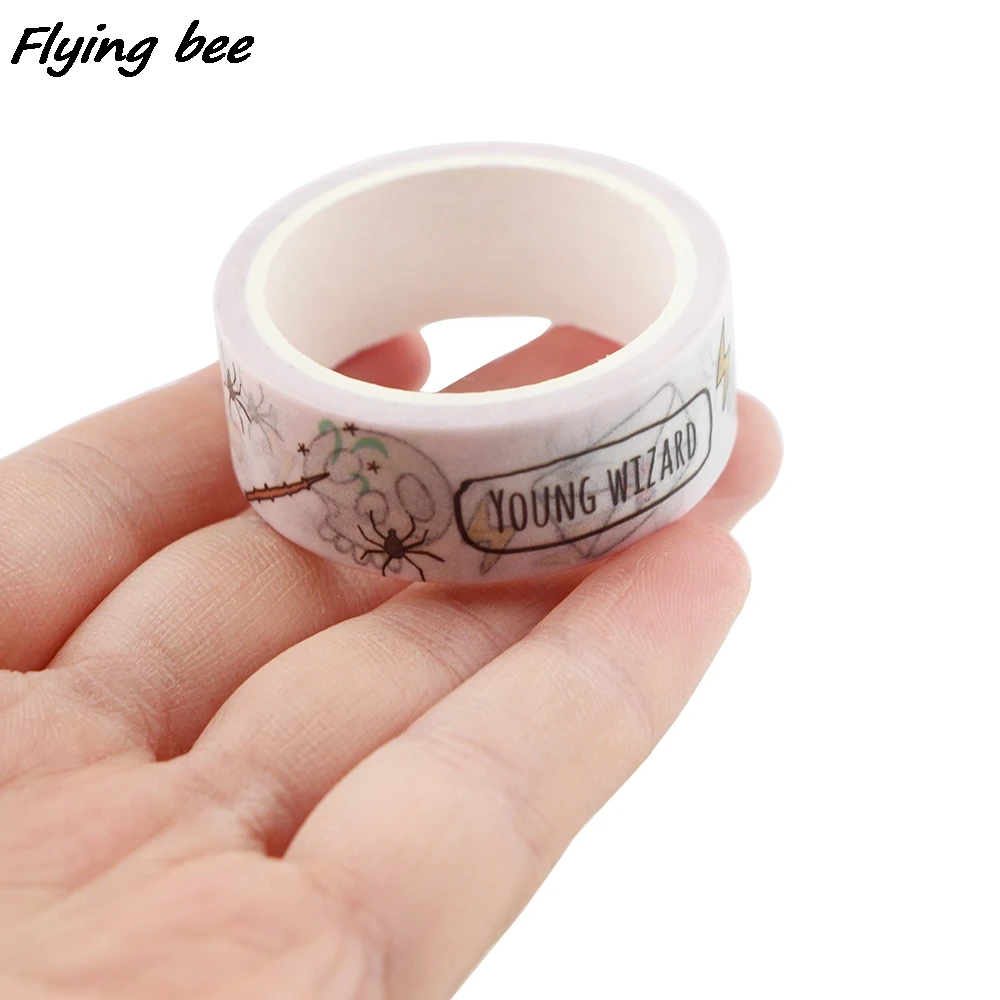 Flyingbee 15 мм x 5 м крутая мультяшная васи лента бумага сделай сам декоративная