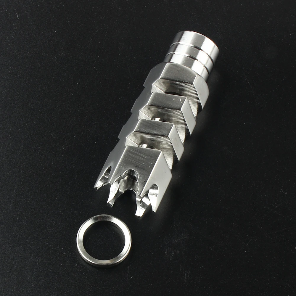 Тактический глушитель M16 M4 .223 5 56 винтовка 1/2 &quotx28 5/8X24 резьба сталь/нержавеющая